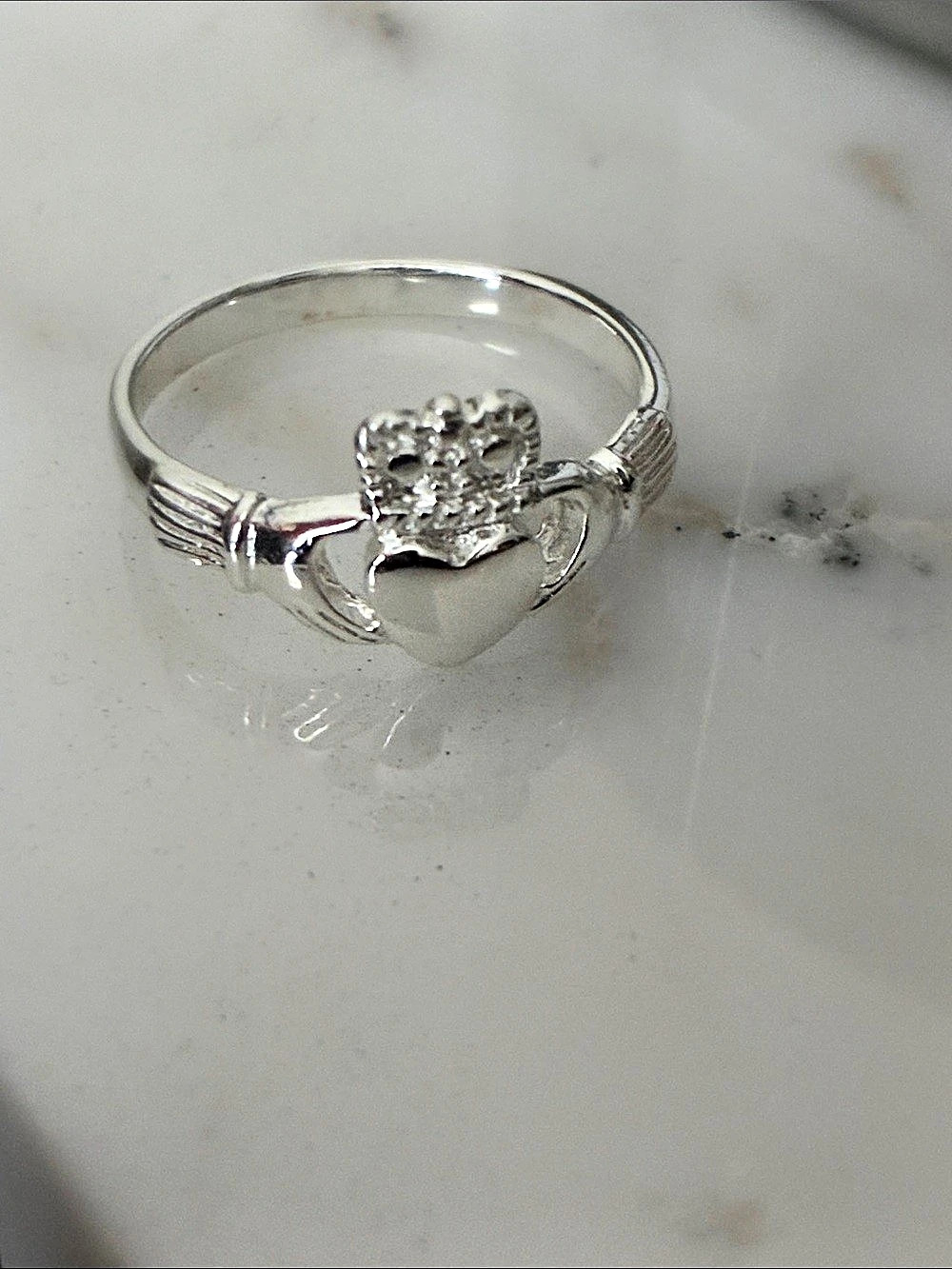 Traditional Claddagh Ring 925 Sterling Silver